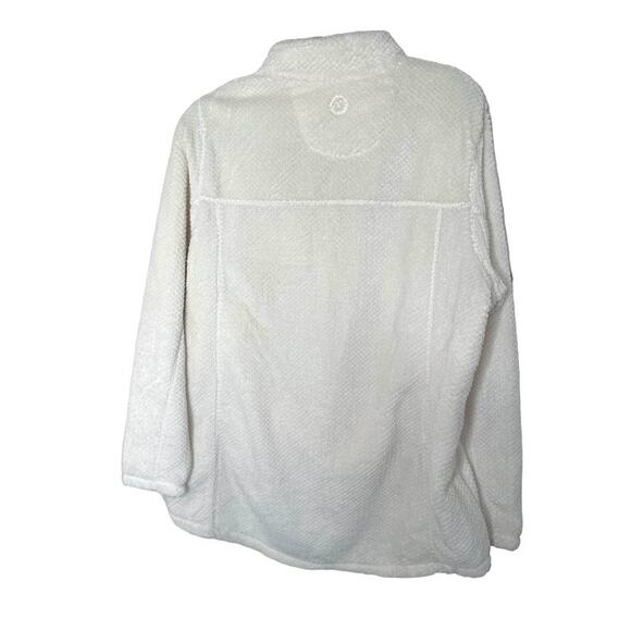 Magellan Outdoor Sherpa Pullover Sweater Women's Size XL White Classic Fit - Picture 4 of 9